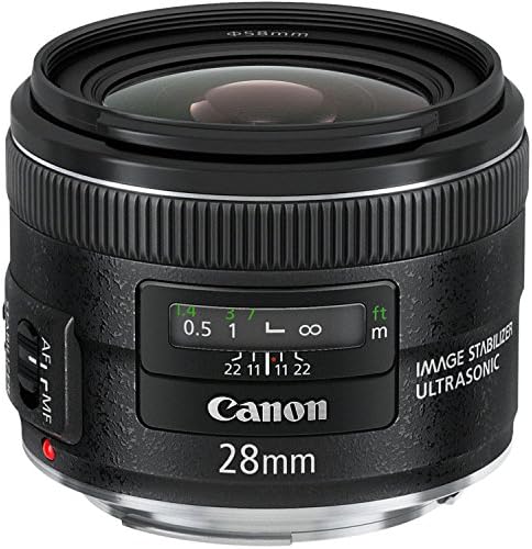 Canon EF 28mm f/2.8 je USM širokougaoni objektiv-fiksna, crna, Model: 5179B002