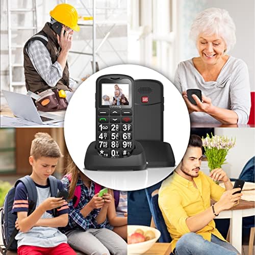 Ushining 4G LTE otključani stariji mobilni telefon veliki gumb Tip-C Type-C Senior za punjač Funkcij Telefon SOS pozivajući osnovni