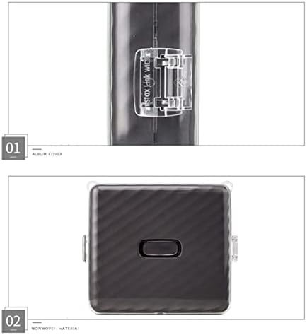 Slučaj kamere za Fujifilm Instax Link wide Smartphone Instant Film Printer Hard Clear Case sa naramenicom transparentan