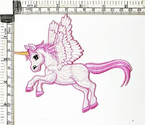 Kleenplus 3kom. Unicorn prilično ružičaste zakrpe crtani film za djecu naljepnica Umjetnost simbol znaka kostim majice jakne farmerke