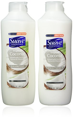 Suave Essentials šampon i set regeneratora, Tropski kokos, po 30 unci