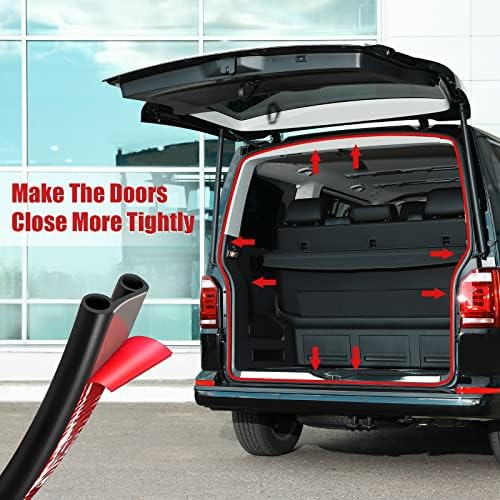 17.4 FT Prtljaga EPDM gumenu ploču vrata prtljažnika za brtvljenje kamper za brtvljenje dvostruko žarulja Automobilsko vrijeme vrijeme