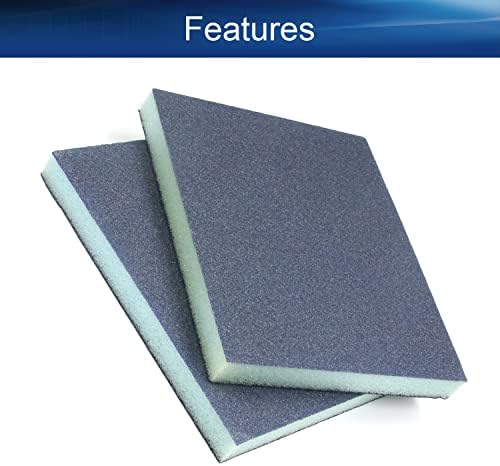 Bettomshin Blue sanding sunđer brusni blokovi 150-griz podloga od pijeska srednje granulacije za kuhinjski Metal / Suhozid / Drvo 12kom