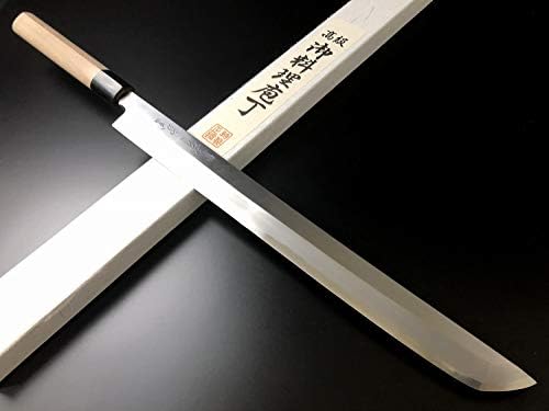 Japanski kuharski nož Aritsugu Sakimaru Takobiki plavi čelik Sashimi 330mm 12,99 Scabbard