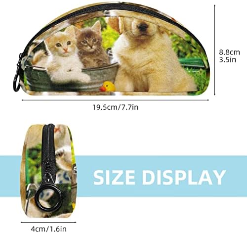 Tbouobt torba za šminkanje putna kozmetička torba torbica torbica torbica sa patentnim zatvaračem, mačke i pseće životinje Pet
