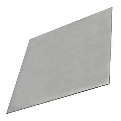 LTKJ debljine 1mm 5 titanijumska Legura metalna ploča Srebrna 100 x 100 mm za Metalwoking Craft