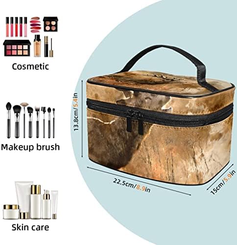 Yoyoamoy Travel Makeup, akvarel Jesenski jesen Jesen Velika kozmetička torba Make up organizator Multi Funkcijske torbe za toaletne vrećice za žene