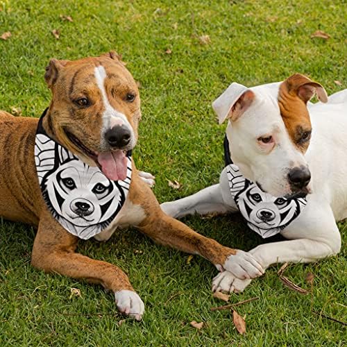 Husky Face PET Bandana ovratnik - ovratnik šal na tetovaži - Cool Dog Dog Bandana - XL