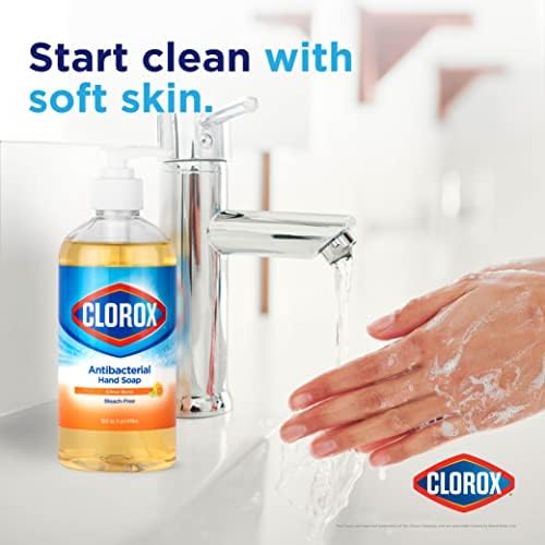 Clorox antibakterijska tečna pumpa za sapun / 16 Oz Citrus Burst antibakterijski sapun za ruke / tečni sapun za ruke eliminiše klice