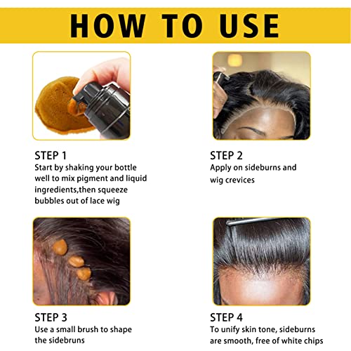 Lace Tint Melting Hair Mousse, 6.8 fl oz Lace Tint Mousse za žene perike za kosu čipke perike perike i ukosnice prirodna završna obrada