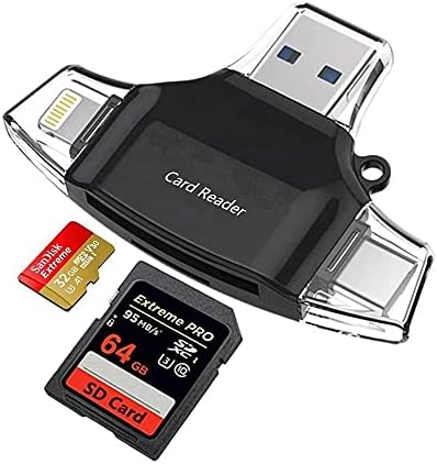 BoxWave Smart Gadget kompatibilan sa Samsung Galaxy Tab S8+ - Allreader čitač SD kartica, čitač microSD kartica SD kompaktni USB za